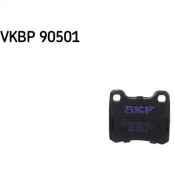 Juego de 4 pastillas de freno SKF VKBP 90501 para MERCEDES-BENZ: Classe C, 124 Series, 201 Series, Classe E, 126 Series