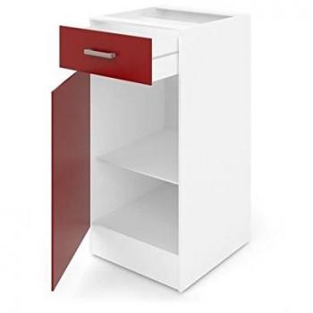 Mueble Auxiliar 40 x 47 x 82 cm Rojo Plástico Melamina PVC