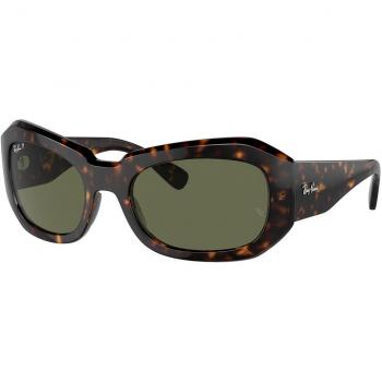Ray-Ban RB2212 Beate Polarized Sunglasses, Color: Tortoiseshell (902/58), Unisex, Size: 56
