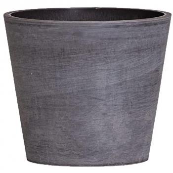 Maceta Cono Truncado Art Plast Nova Vita 30 cm Gris Oscuro
