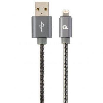Cablexpert CC-USB2S-AMLM-1M-BG Cable de Conector Lightning 8m Gris