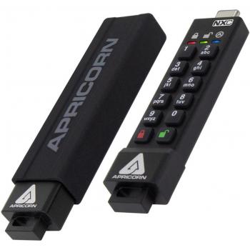 Apricorn Aegis Secure Key 3NXC - Encrypted USB Flash Drive - 32 GB - USB-C 3.2 Gen 1 - FIPS 140-2 Level 3