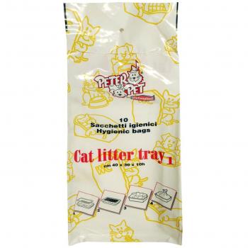 Bolsas Higiénicas para Bandejas de Gato - Paquete de 10 Unidades, Limpieza Eficiente y Práctica