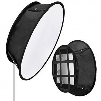 Neewer Difusor Softbox Plegable Compatible con Panel de Lámparas de Neewer 480/660/530 LED Apertura de 29x29 centímetros con Cinta de Espalda para Facilitar Toma