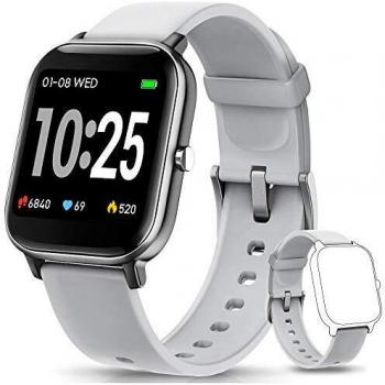 AIMIUVEI Smartwatch, Reloj Inteligente IP67 con Pulsómetro, Presión Arterial, 7 Modos de Deportes y GPS, Monitor de Sueño Caloría 1.4 Inch Pantalla Táctil Smartwatch para Mujer y Hombre