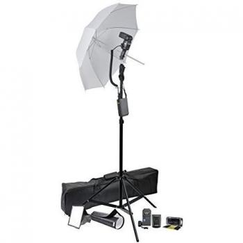 vidaXL Set del trípode de Flash Sombrilla Portable flash