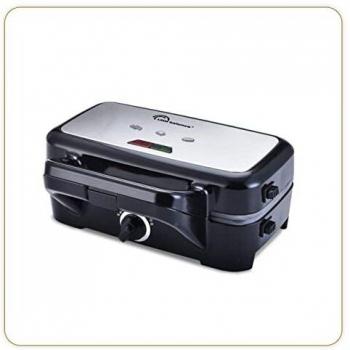 Gofrera Little Balance 8368 Speed'n Mixt 1200 W, Gaufrier & Grill 2 en 1, incluye 1 placa para gofres y 1 placa de grill intercambiables, potencia de