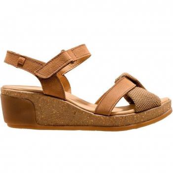 Sandalias El Naturalista N5038 PLEASANT-LINO HONEY / LEAVES para Mujer color Honey