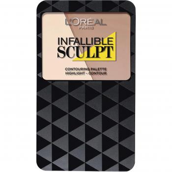 L'Oreal Infallible Sculpt Contouring & Highlight Palette - 01 Light/Medium