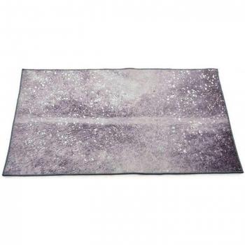 Alfombra 100 x 150 cm Blanco Gris