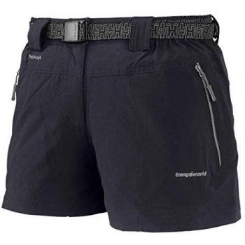 TRANGO PC006744 Pantalones Cortos, Mujer, Negro, XS