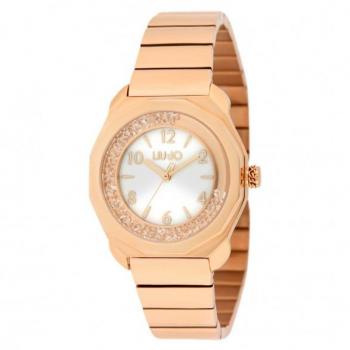 Reloj Mujer LIU JO TLJ2190 - Diseño elegante, esfera redonda, correa de acero inoxidable, resistente al agua, movimiento de cuarzo, cristal mineral