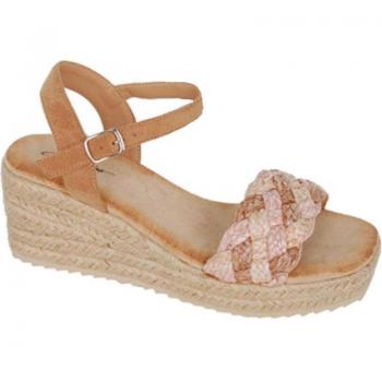 Sandalias de Mujer Bubble Bobble Plataforma M2406 Color Camel