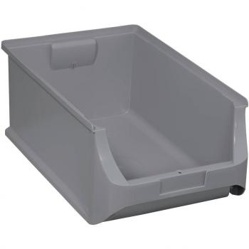 Caja de almacenamiento visualizable Allit ProfiPlus 772787 de PP 100% reciclado, color gris, tamaño grande