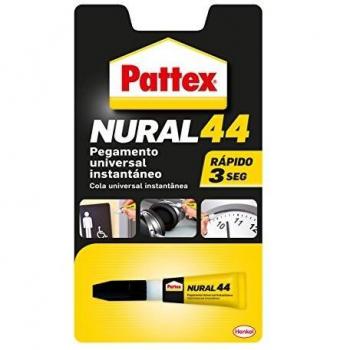 Pattex Nural 44, pegamento universal instantáneo, transparente, 3 gr