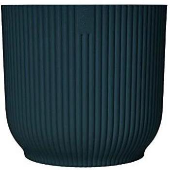 Maceta de Polipropileno Vibes Plegable Redonda Azul Profundo 18 cm