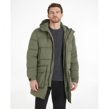 Calvin Klein Abrigo de Hombre - Abrigo de lana, diseño clásico, cierre frontal con botones, bolsillos laterales, forro interior suave, ajuste regular