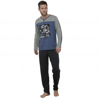 Massana - PIJAMA MASSANA HOMBRE CAFE RACER MOTORCYCLES - COBALTO, XL