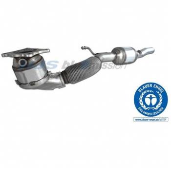 Catalizador HJS 96 11 4023 Euro 4 con piezas de ensamblaje y etiqueta ecológica Ángel Azul