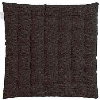 Linum Pepper - Cojín para Asiento, algodón poliéster, Negro, 40 x 40 x 3 cm