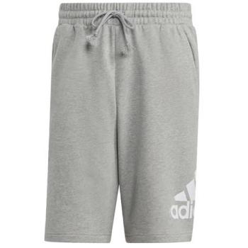 Pantalones cortos adidas Essentials Big Logo French Terry para hombre, color gris blanco, tamaño 3XL