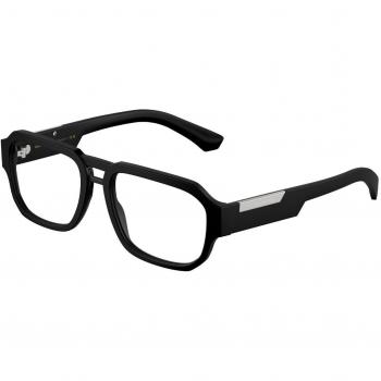 Dolce & Gabbana DG3389 2525 Armazones para Hombre Negros, Lentes Recetados Para Hombre Negros, Gafas Recetadas para Hombre Negras