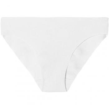 Braguita Sin Costuras de Algodón Orgánico para Mujer - Blanco - Tamaño M