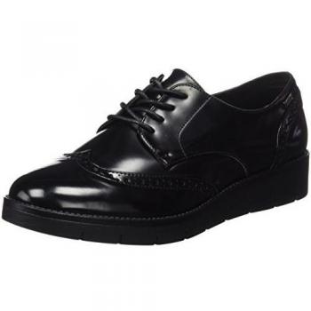 MTNG Collection, Zapatos de Cordones Oxford Para Mujer, Negro