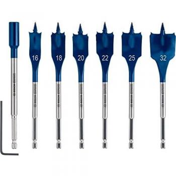 Juego de brocas fresadoras planas Bosch Professional Expert Selfcut 16-32 mm