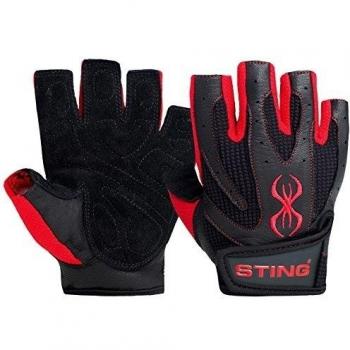 STING - Atomic Training Gloves, Color Rojo,Negro, Talla XL