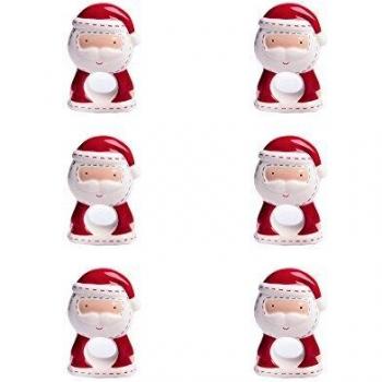 Merry Christmas Set Servilletero 6 Uds. Blanco/Rojo