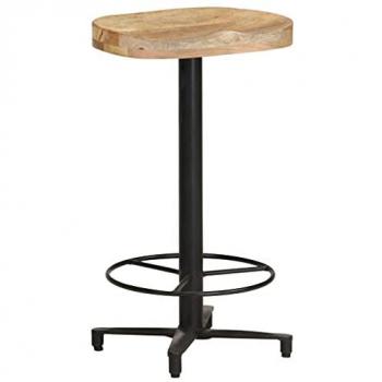 vidaXL Bar Stools 2 pcs 66 cm Solid Mango Wood