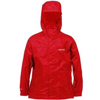Regatta Pack It Jkt II Chaqueta Impermeable, Infantil, Pimienta, 32 Pulgadas