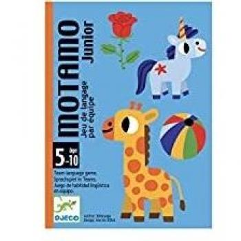 DJECO- Cartas MotaMo Junior Juegos, Multicolor