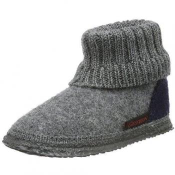 Giesswein Kramsach - Zapatillas de estar por casa de Lana para niño Gris Grau