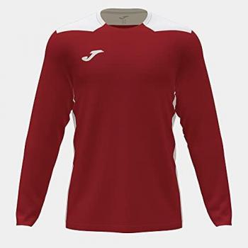 Camiseta de Manga Larga para Hombre Joma Championship VI Rojo y Blanco