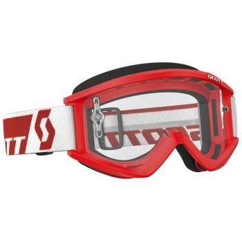 Scott Cross Gafas Recoil XI Rojo/Clear Works, hombre, color rojo, tamaño talla única