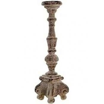 Candelabro de resina DKD Home Decor (16 x 16 x 57 cm)