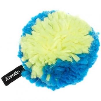 Eisbär - Gorro con pegatinas pompón, color azul/amarillo, talla única 38002