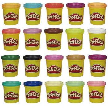 Play-Doh Super Color Pack 20 Botes Plastilina A7924 Hasbro