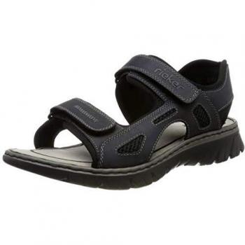 Rieker Men's 26761-14 Closed Toe Sandals, Blau