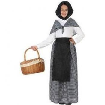 Disfraz de Vieja para Niños, Talla 10-12 Años