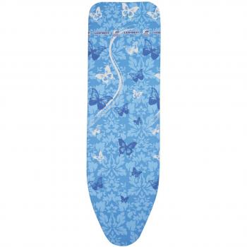 Leifheit Funda de planchar Thermo Reflect M que reflecta el calor y el vapor, funda acolchada con cordón elástico para tabla de planchar