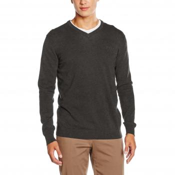 ESPRIT Basic - Regular Fit, suéter Hombre, Gris