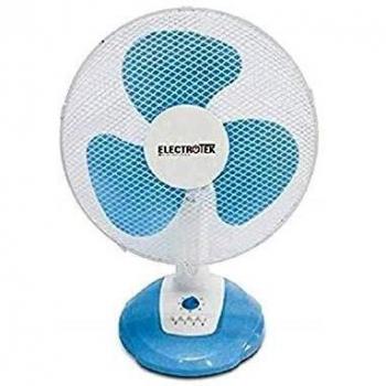 Ventilador de sobremesa de Ø16 de alta calidad - Azul ELECTROTEK ET-F16TF