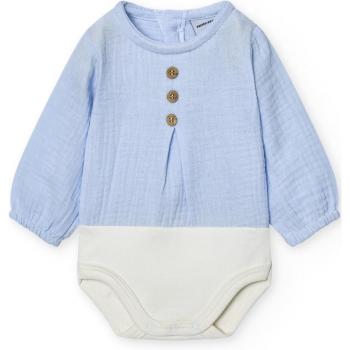 BABIDÚ - Pack de 2 bodys de bebé tapeta botones manga larga