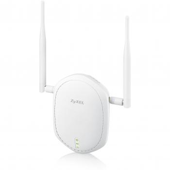Zyxel Punto de acceso inalámbrico de banda única 802.11n PoE con 2 antenas externas para largo alcance [NWA1100-NH]