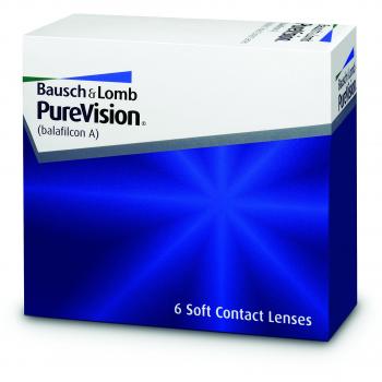 Lentes PureVision (6 unidades) + Solunate Multiuso 400 ml con estuche