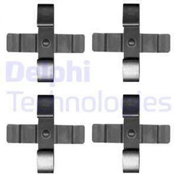 Kit de accesorios DELPHI LX0625, pastillas de frenos