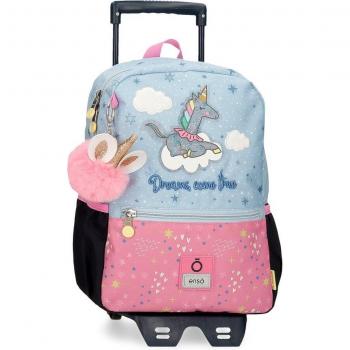 Mochila de paseo Enso Dreams come true 32cm con carro